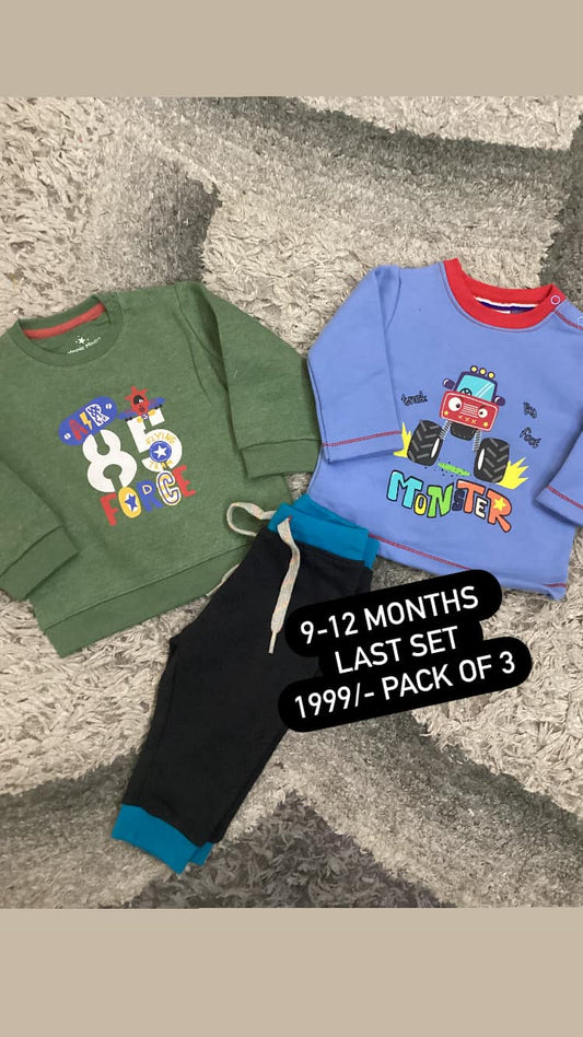 Kids Boys Girls Winter Fleece Warms Shirts Branded Imported