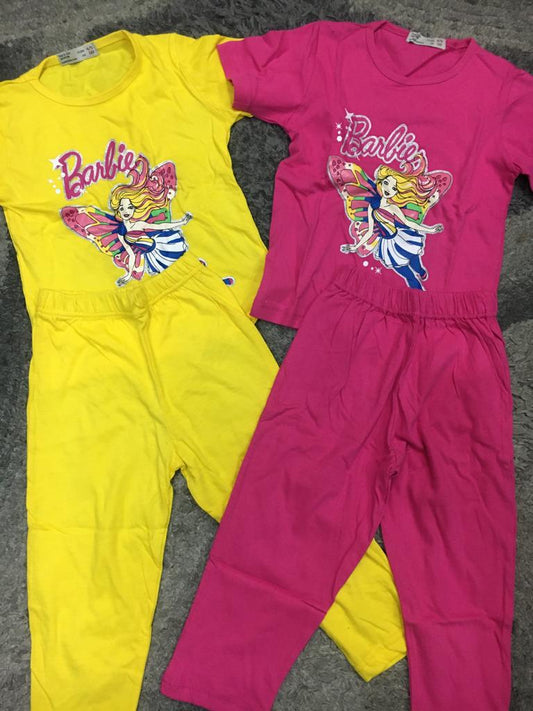 Kids Girls Summer Pack of 2 Branded Trouser with Shirt suite 4-5 Year