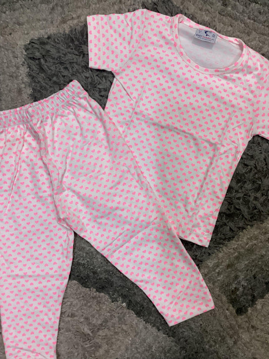 Kids Girls Summer (New Arrival 2024) Branded Trouser with Shirt suite 2-6 Year