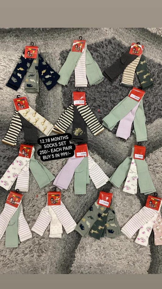 Kids Girls Boys Winter Warm Socks Packs