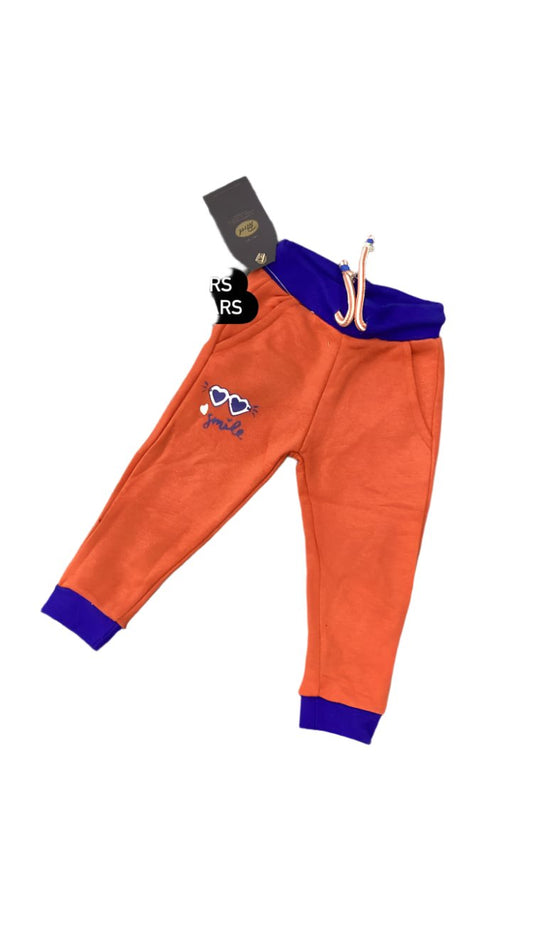 Kids Girls Boys Imported Branded Fleece Winter Warm Trousers