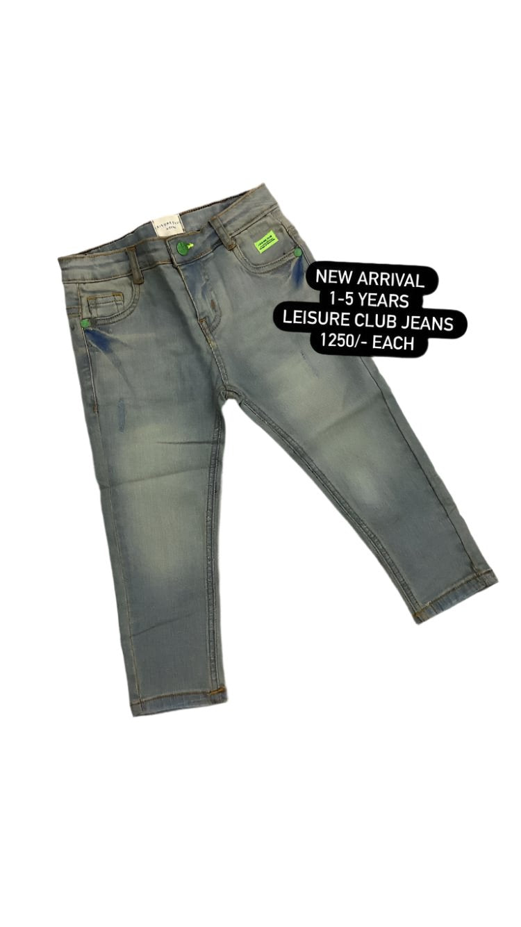 Kids Girls Boys Branded Breakout Leasure Club Jeans