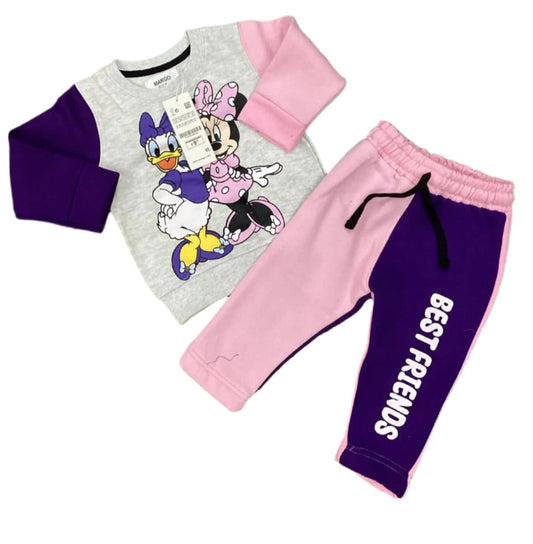 Kids Girls Winter Warm Fleece Track Suit Imported Branded