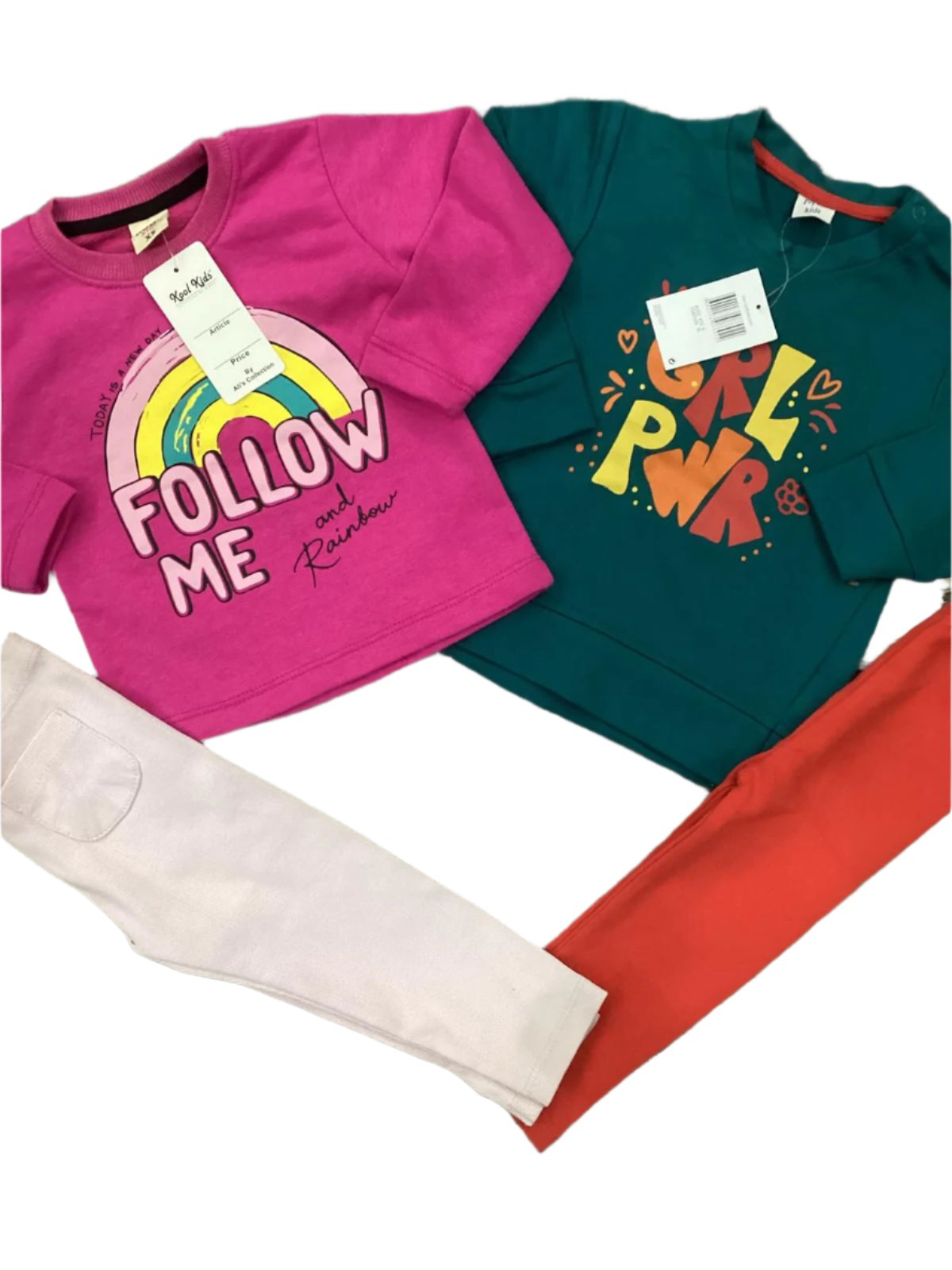 Kids Girls Winter Sale Fleece Warm Branded Imported Shirt and Trouser