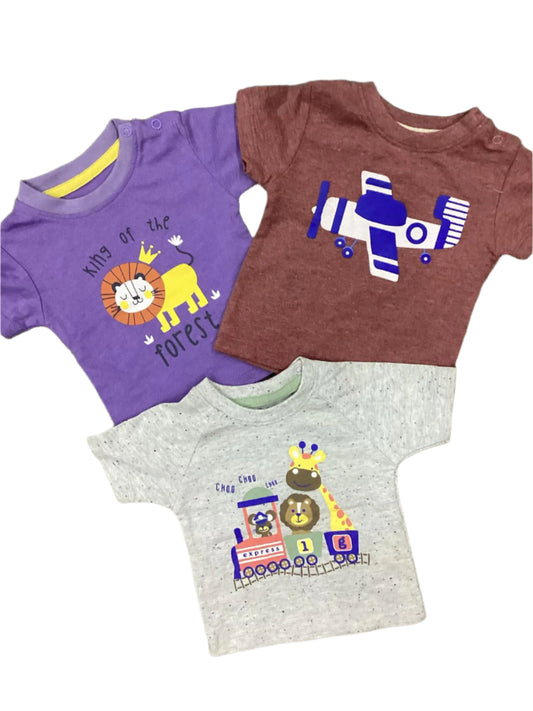 Kids Infant Summer Sale Branded Imported Pack of 3 Shirts