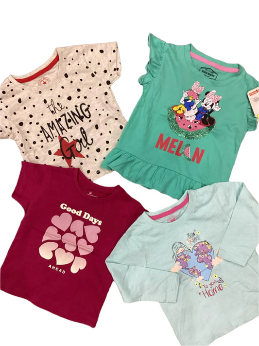 Kids Girls Summer Deal 12-18 Months Pack of Shirts