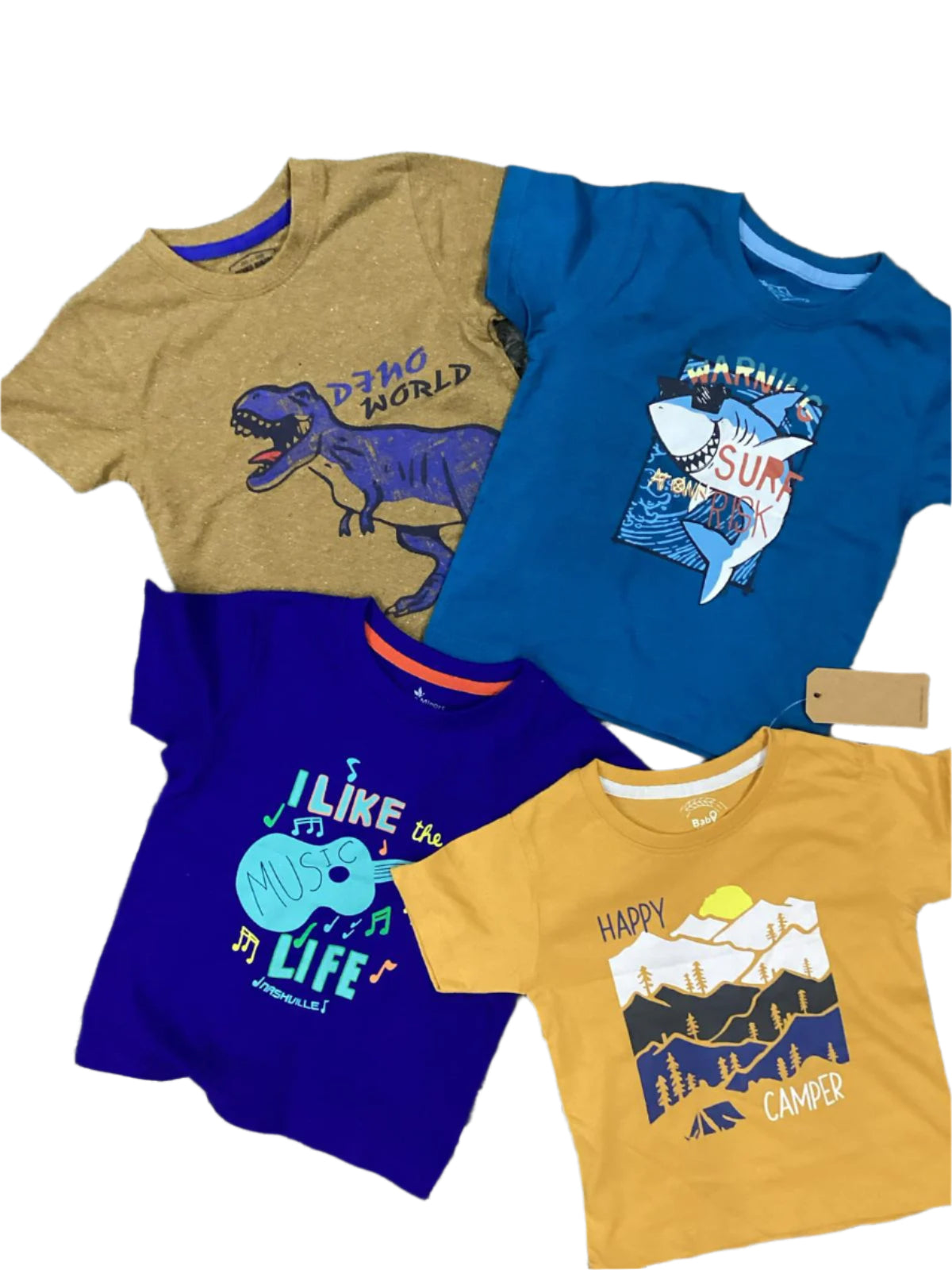 Kids Boys Summer Deal 12-18 Months Pack of 2 Shirts