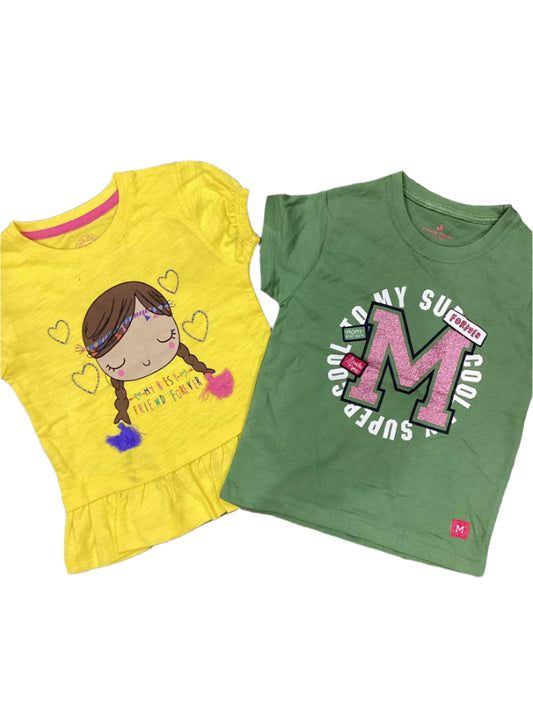 Kids Girls Summer Branded Shirts 2-3 Years