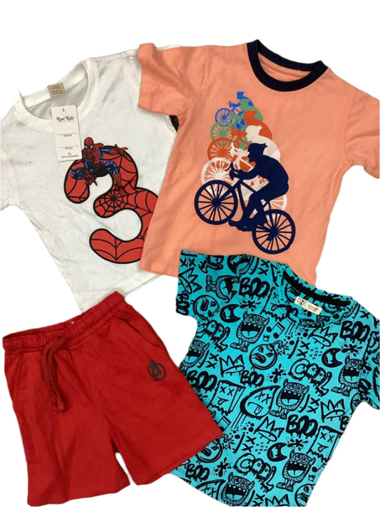 Kids Boys Summer Branded Shirts and Shorts 2-3 Years