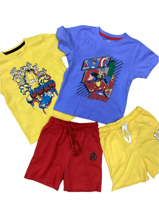 Kids Boys Summer Branded Shirts and Shorts 2-3 Years