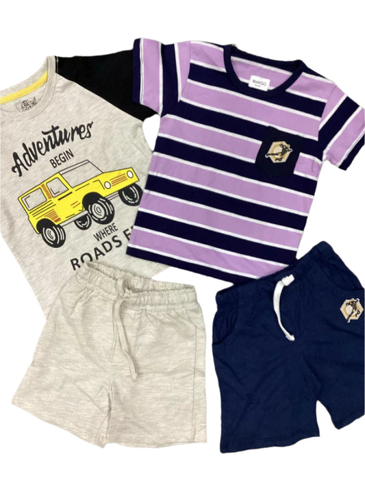 Kids Boys Summer Branded Shirts and Shorts 2-3 Years