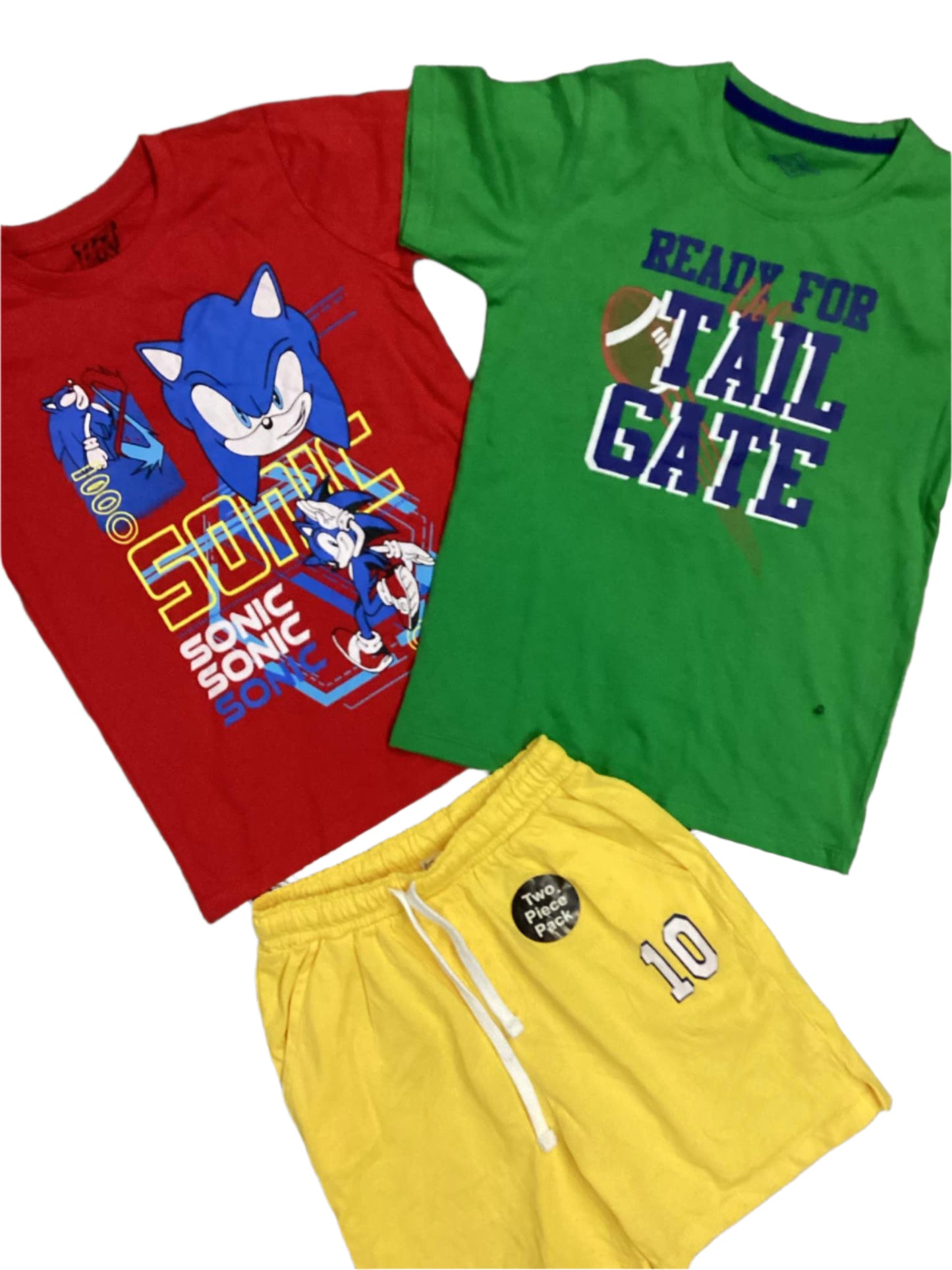 Kids Boys Summer Branded Shirts and Short 5-6 Years Pack of 3