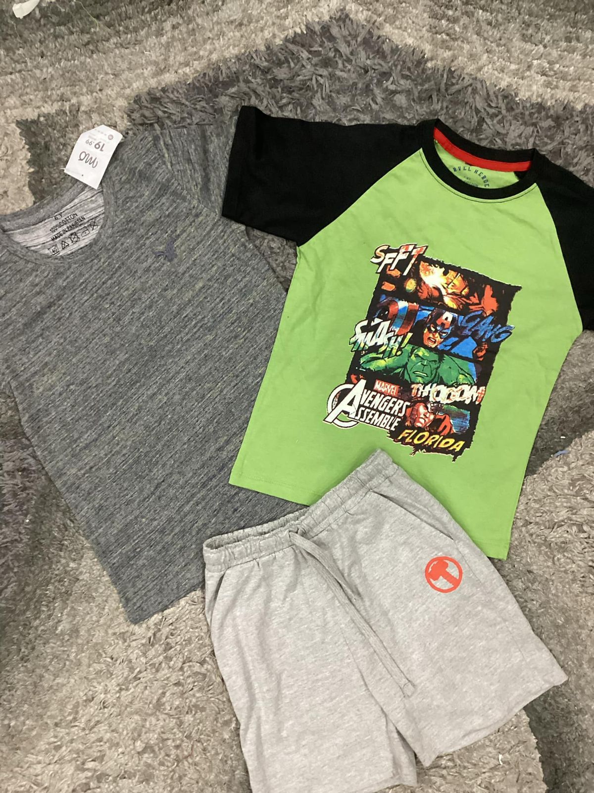 Kids Boys Summer Deal  6-7 Year Pack of 3