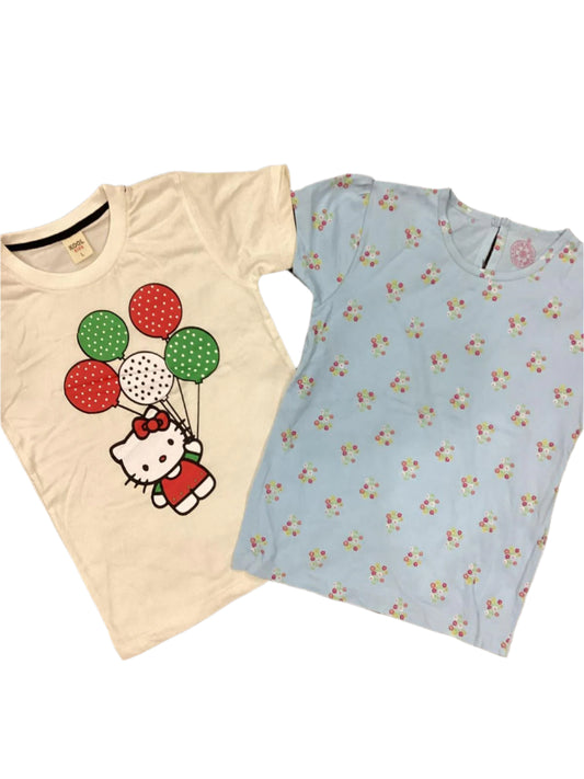 Kids Boys Summer Pack of 2 Shirts pack 6-7 Year