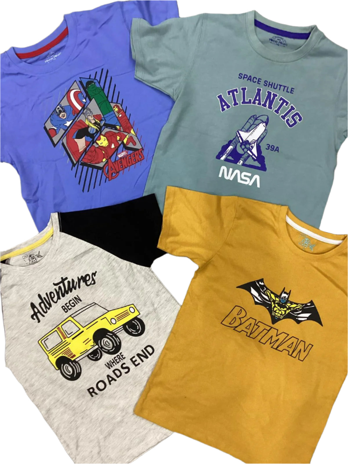 Kids Boys Summer Pack of 2 Shirts pack 6-7 Year