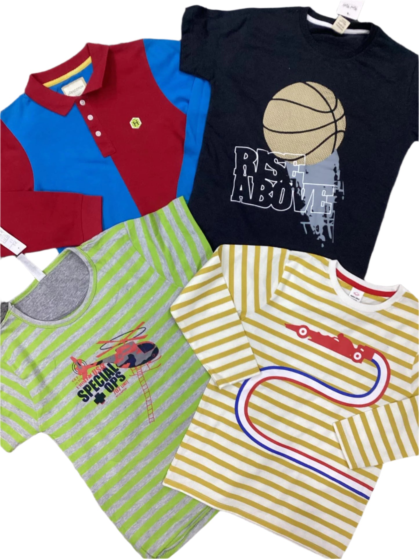 Kids Boys Summer Branded Shirts 9-10 Years Pack of 4