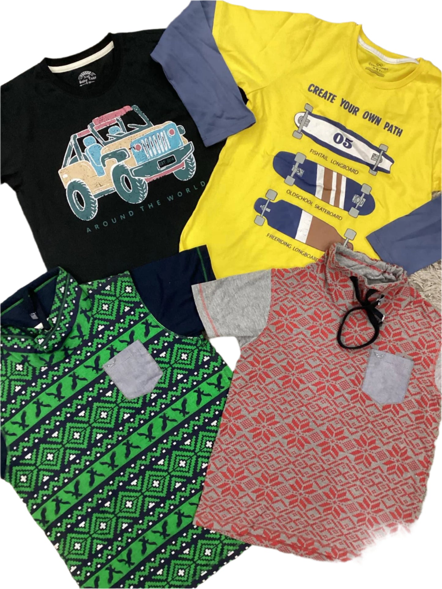 Kids Boys Summer Branded Shirts 9-10 Years Pack of 4