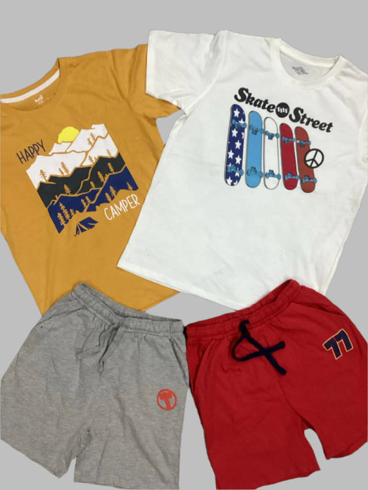 Kids Girls Summer Branded Shirts and Shorts 9-10 Years