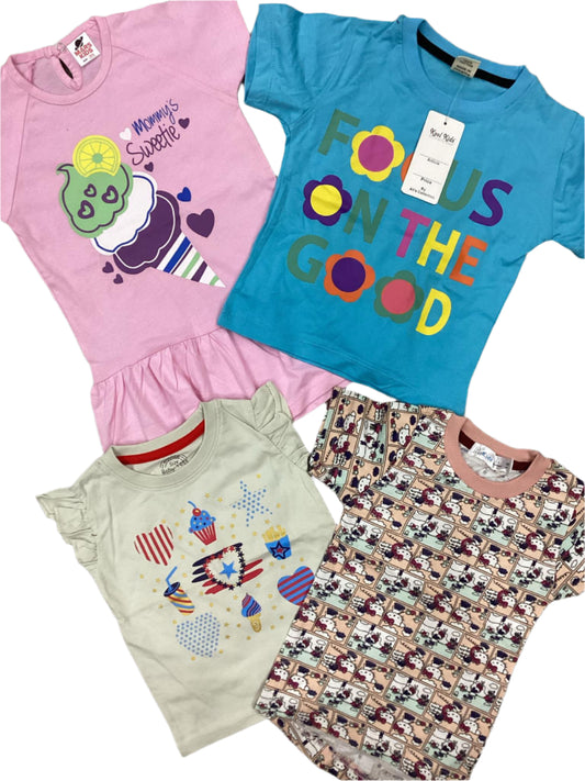 Kids Girls Summer Branded Shirts 18-24 Months