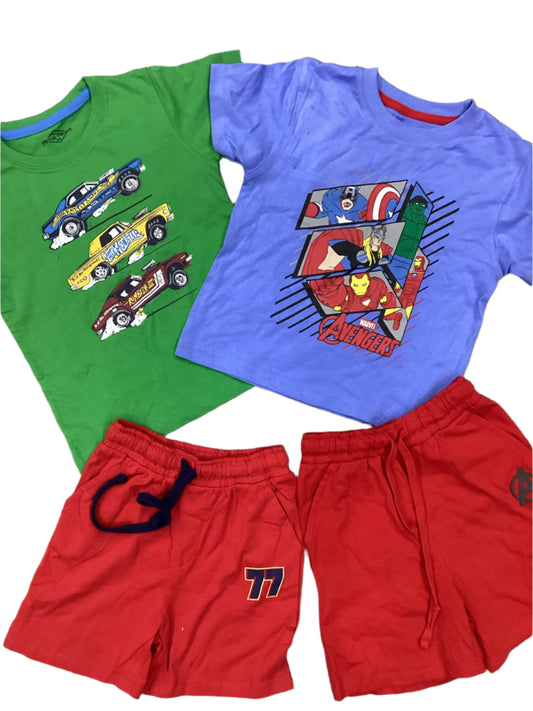 Kids Boys Summer Branded Shirts and Shorts 18-24 Months