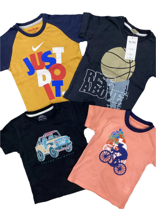 Kids Boys Summer Branded Shirts 18-24 Months pack of 4