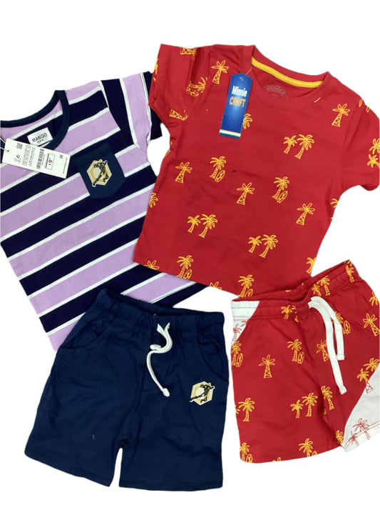 Kids Boys Summer Branded Shirts and Shorts 18-24 Months