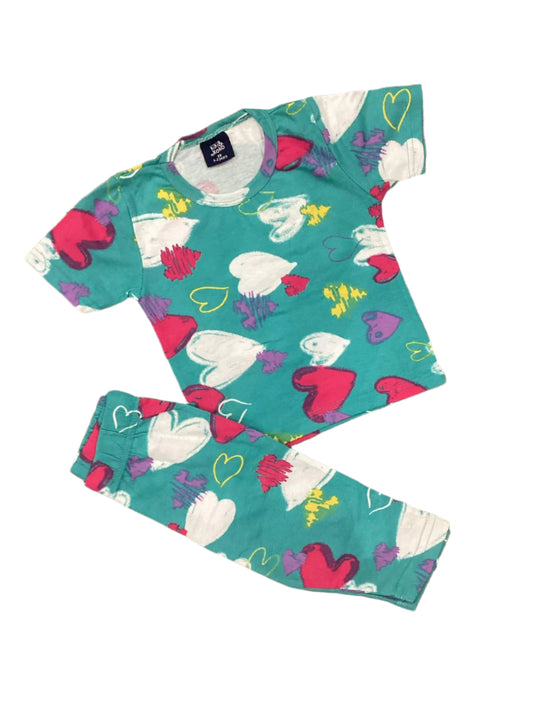 Kids Girls Summer Pj Suit 12-18 Months