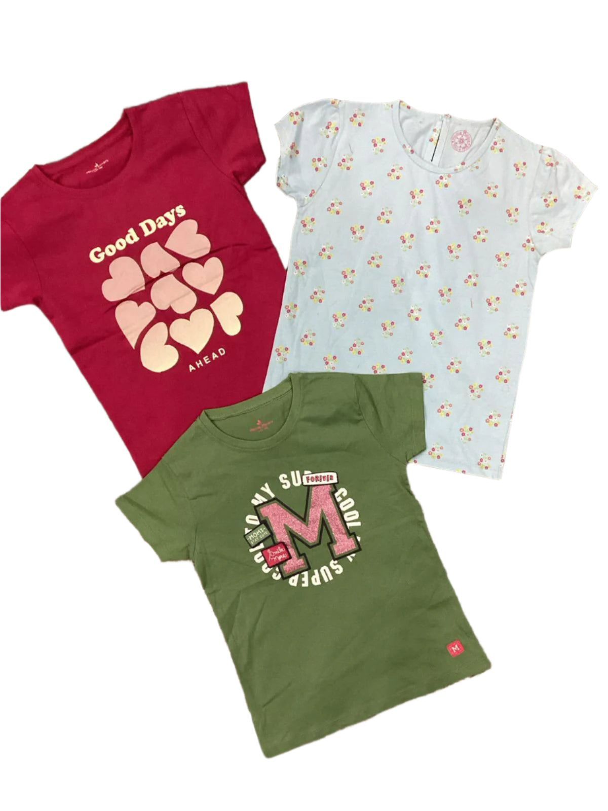 Kids Girls Summer Deals 6-7 Years Shirts