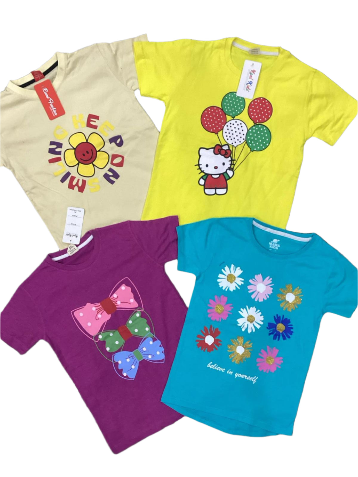 Kids Girls Summer Deals 6-7 Years Shirts