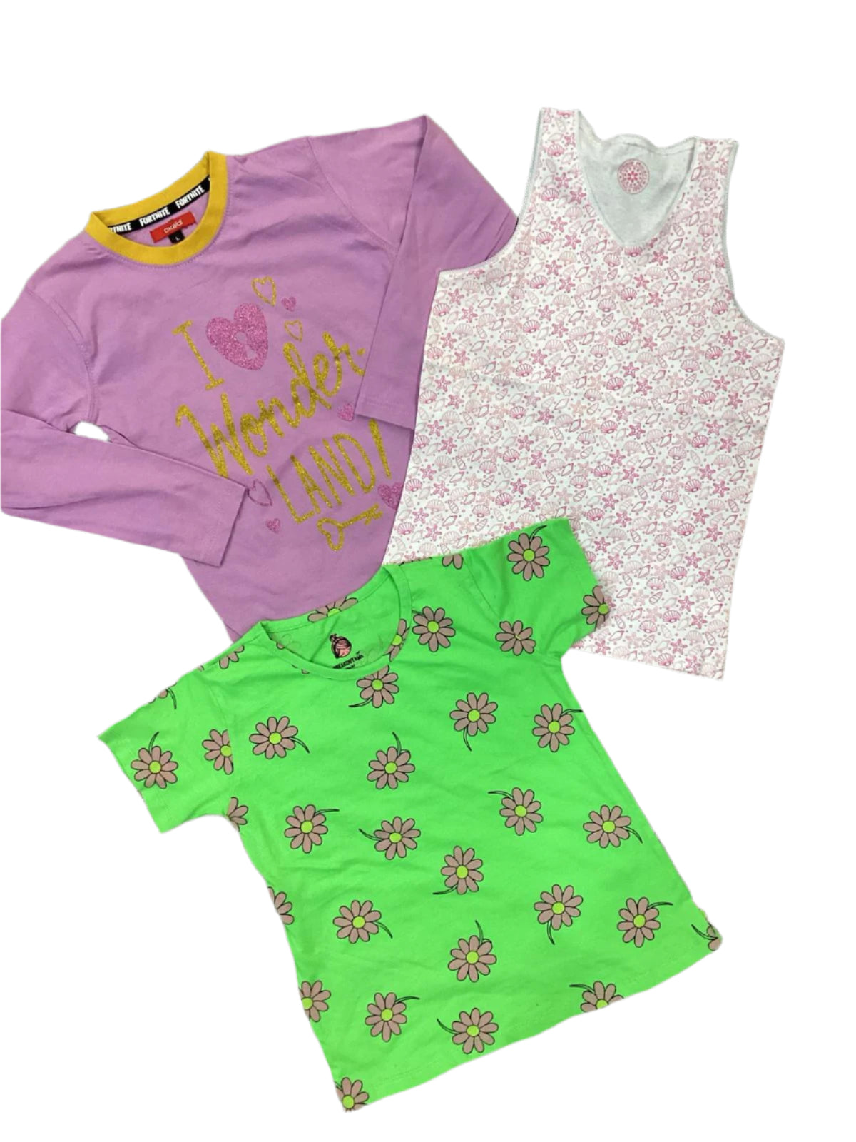 Kids Girls Summer Deals 6-7 Years Shirts