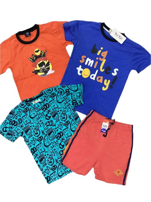 Kids Boys Summer Deals 6-7 Years Shirts and Shorts