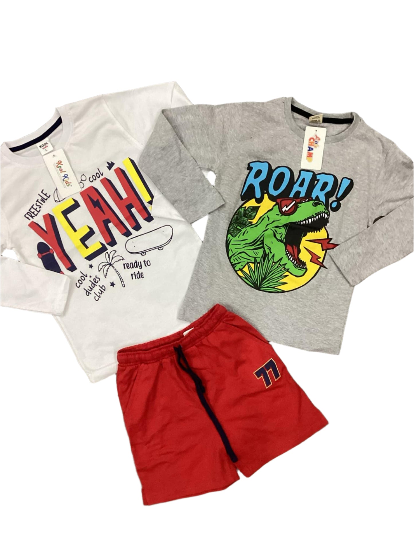 Kids Boys Summer Deals 5-6 Years Shirts and  Shorts