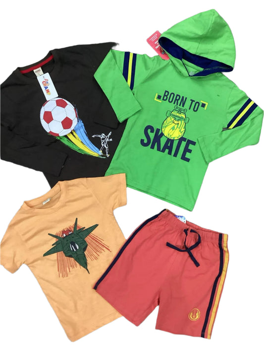 Kids Boys Summer Deals 5-6 Years Shirts and  Shorts