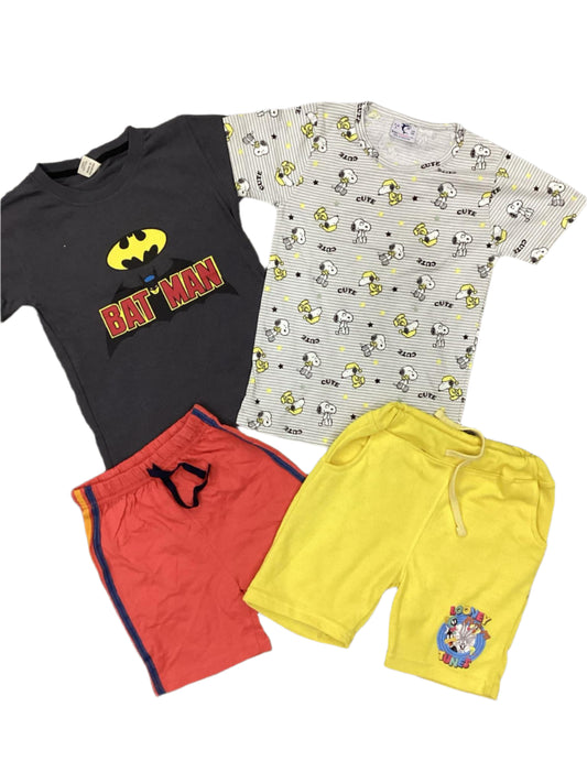 Kids Boys Summer Deals 5-6 Years Shirts and Shorts