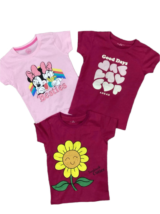 Kids Girls Summer Deals 5-6 Years Shirts