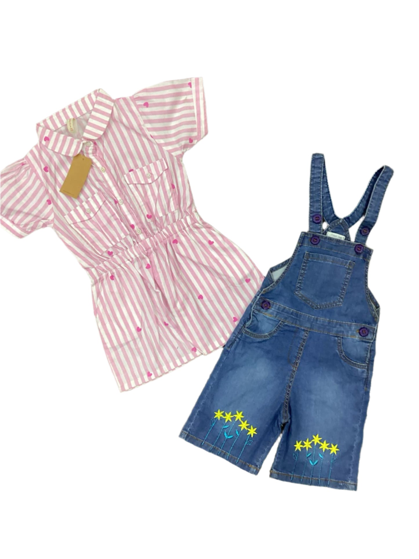 Kids Girls Summer Deals 4-5 Years Romper and Jump Suite