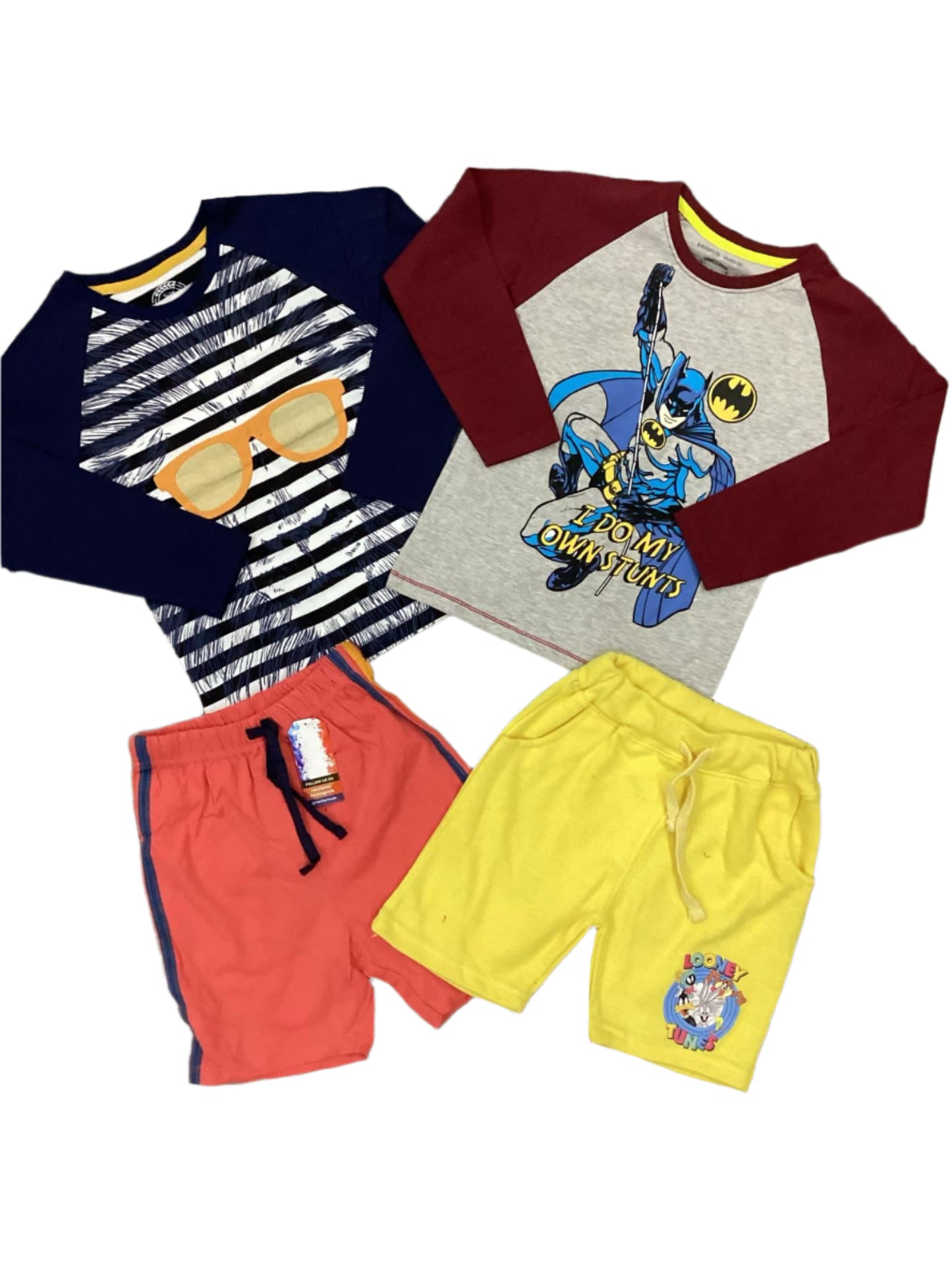 Kids Boys Summer Deals 4-5 Years Shirts and Shorts