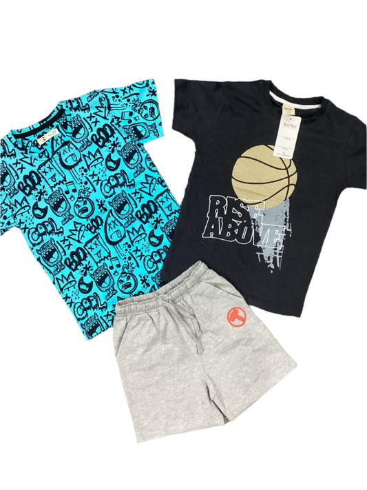 Kids Boys Summer Deals 4-5 Years Shirts and Shorts