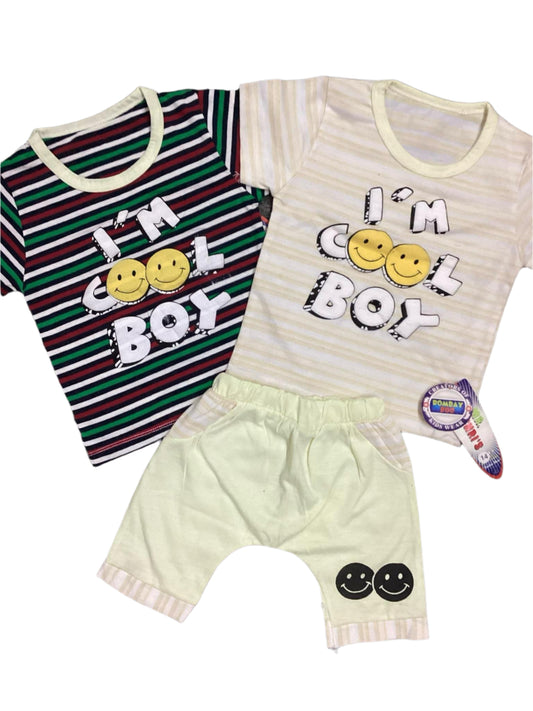 Kids Boys Summer Deal 12-18 Months Pack of 3