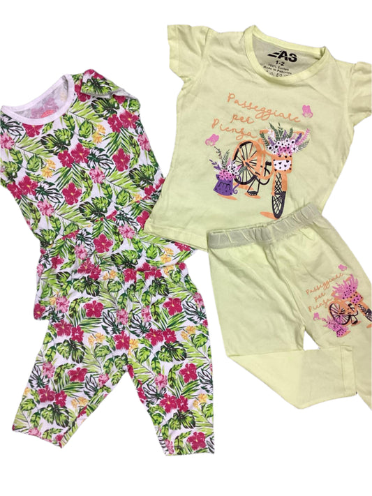 Kids Girls Summer Deal 12-18 Months Shirt and Trouser