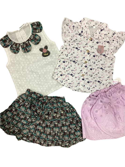 Kids Girls Summer Deal 12-18 Months Shirt and Skirt