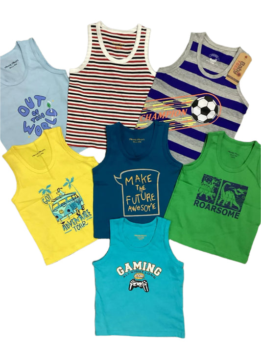 Kids Boys Summer Deal 12-18 Months Pack of 4