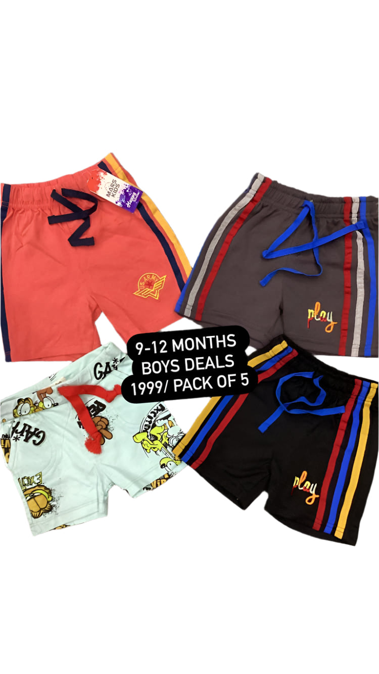 Kids Boys Summer Deal 9-12 Months Shorts