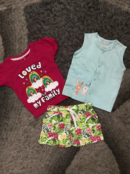 Kids Girls Summer New Arrivals on Sale Deal for 9-12 Months