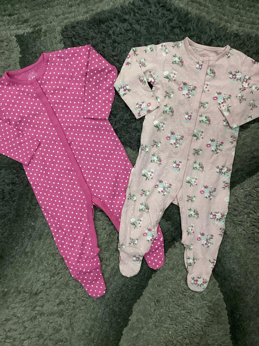 Kids Girls Summer New Arrivals on Sale Deal Pack of 2 for 9-12 Months