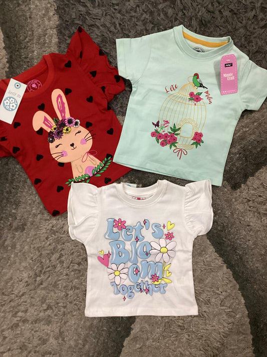 Affordable Baby Summer Outfits – 3-Pack Cotton Clothes | 9–12 Months