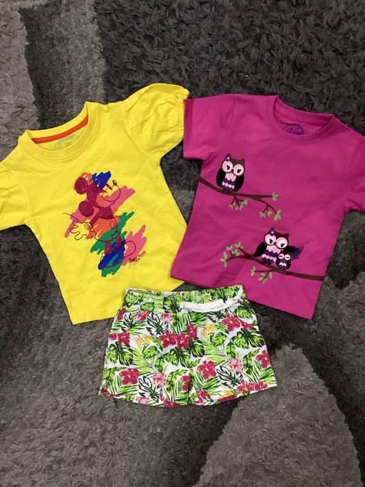 Affordable Baby Summer Outfits – 3-Pack Cotton Clothes | 9–12 Months