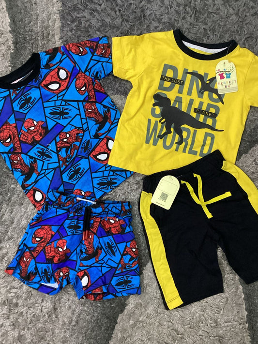 Affordable Baby Summer Outfits – 4-Pack Cotton Clothes | 12-18 Months/1 Year