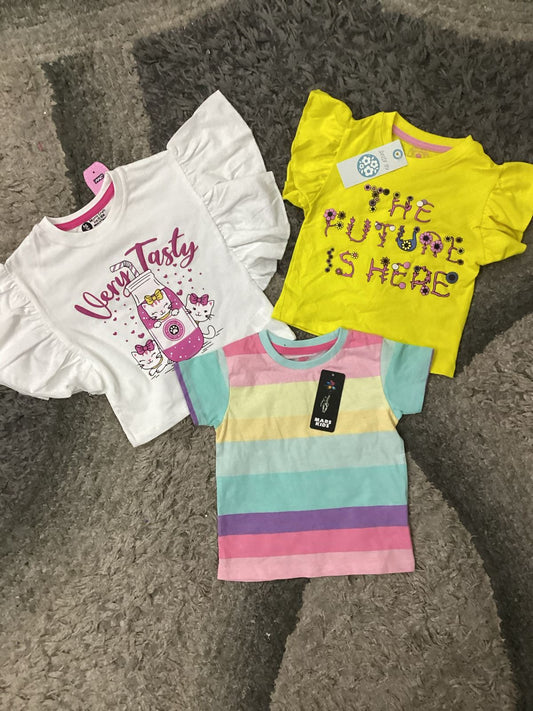 Affordable Baby Summer Outfits – 3-Pack Cotton Clothes | 12-18 Months/1 Year