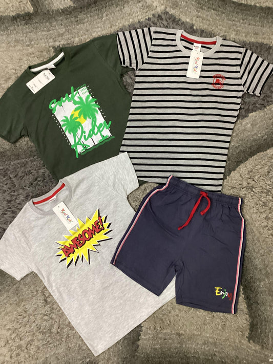 Affordable Baby Summer Outfits – 4-Pack Cotton Clothes | 7-8 Years